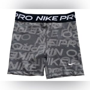 Nike Pro Girl’s Youth XL Compression Shorts Dri Fit Gray HF8862-084 New